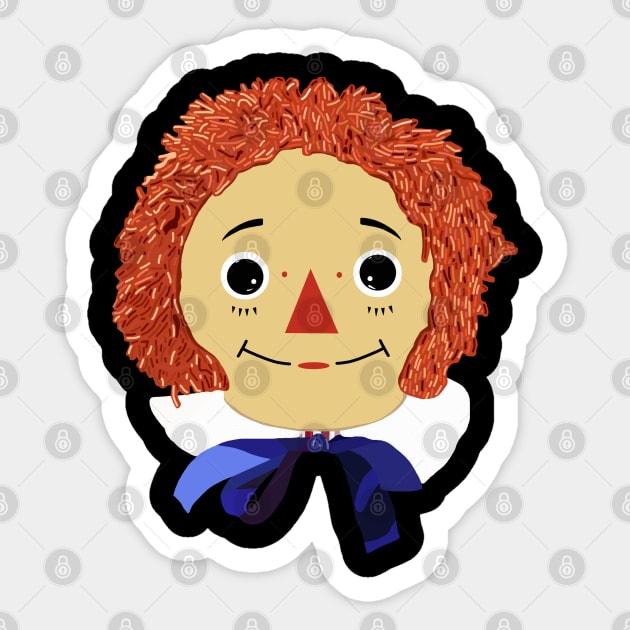 Old Doll Andy Sticker by ElviaMontemayor